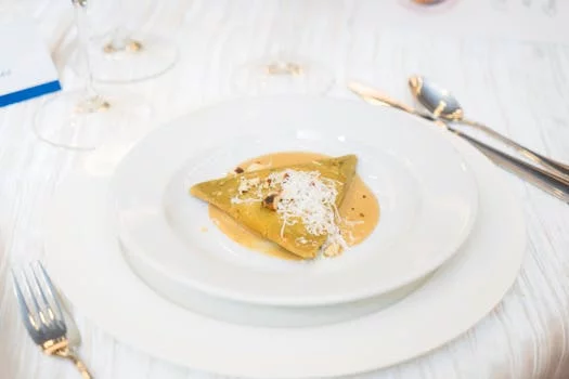 toasted ravioli with parmesan cheese